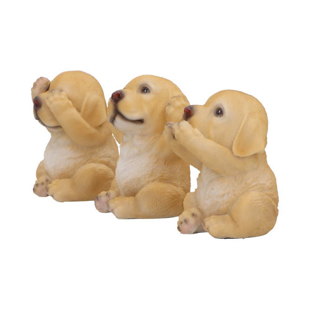 Three Wise Golden Labradors Figurines (Set of 3) U6959A25