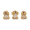 Three Wise Golden Labradors Figurines (Set of 3) U6959A25