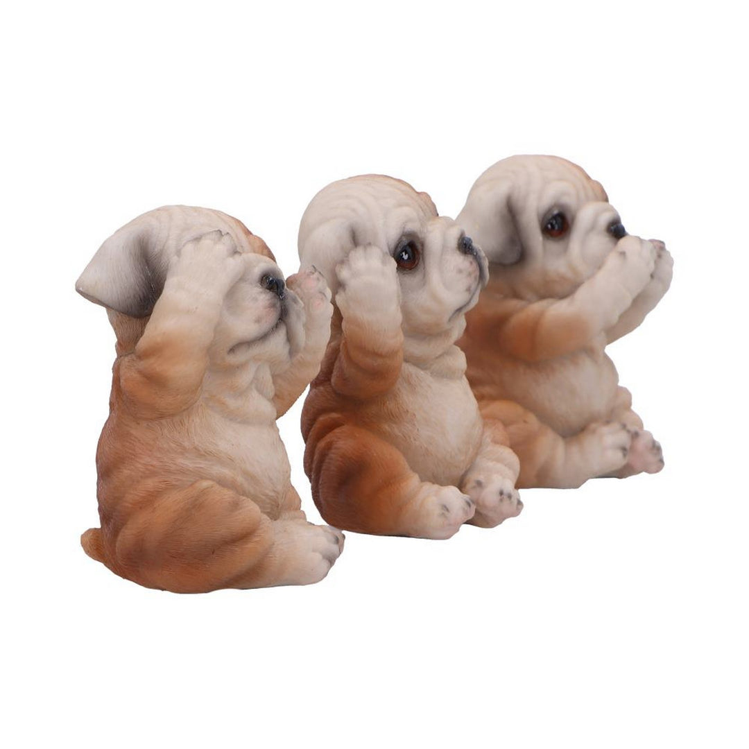 Three Wise Bulldogs Figurines (Set of 3) U6960A25