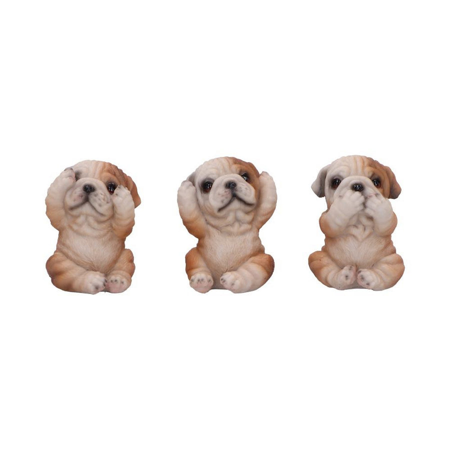 Three Wise Bulldogs Figurines (Set of 3) U6960A25