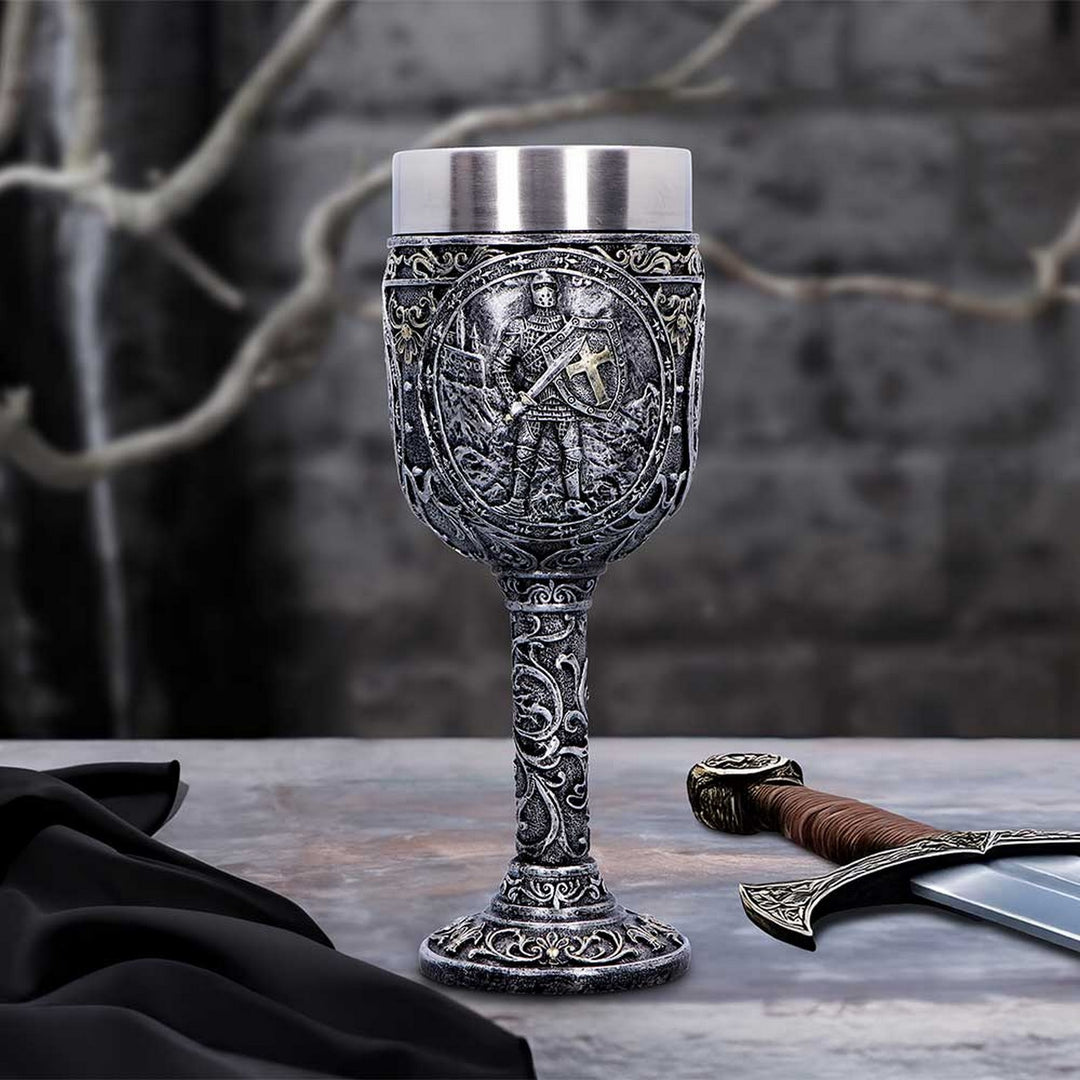 Knight of Honour Goblet  Medieval Knight Drinkware U6971A25
