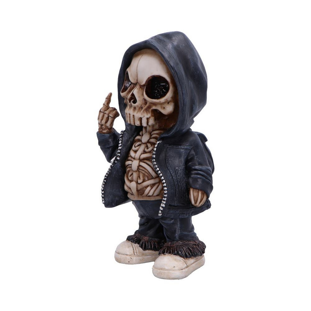 Flip the Bird  A Bold and Rebellious Street Art Inspired Reaper Figurine U6993A25