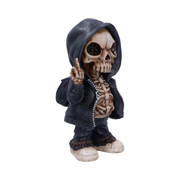 Flip the Bird  A Bold and Rebellious Street Art Inspired Reaper Figurine U6993A25