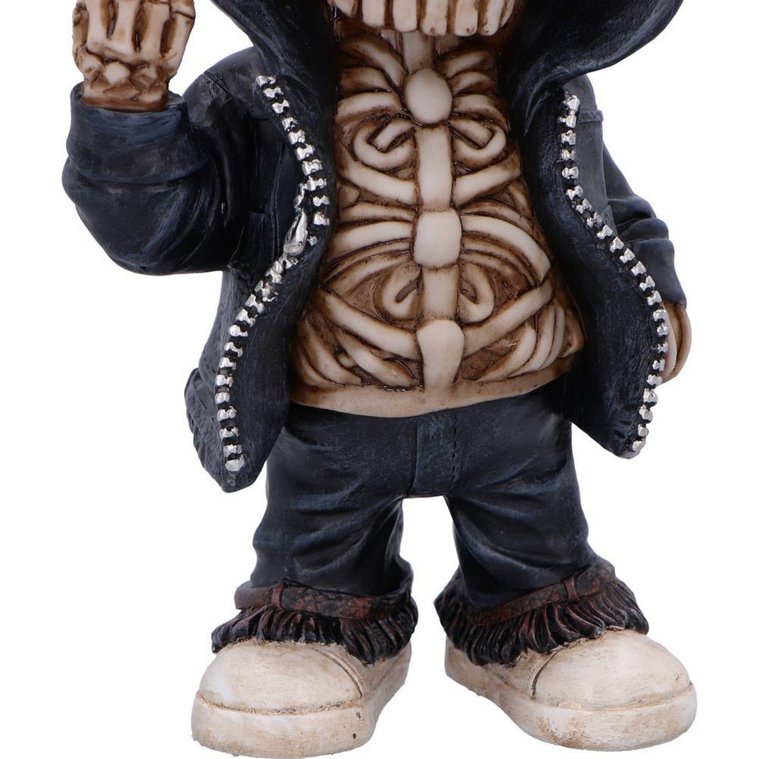 Flip the Bird  A Bold and Rebellious Street Art Inspired Reaper Figurine U6993A25