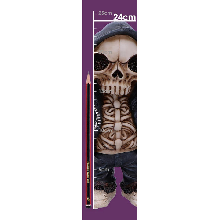 Flip the Bird  A Bold and Rebellious Street Art Inspired Reaper Figurine U6993A25