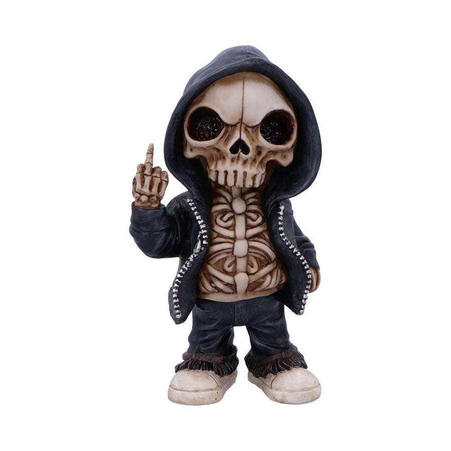 Flip the Bird  A Bold and Rebellious Street Art Inspired Reaper Figurine U6993A25