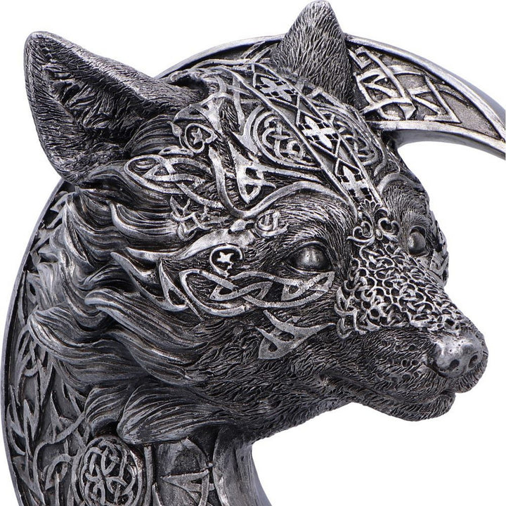 Celtic Crescent Wolf and Moon Ornament U6994A25