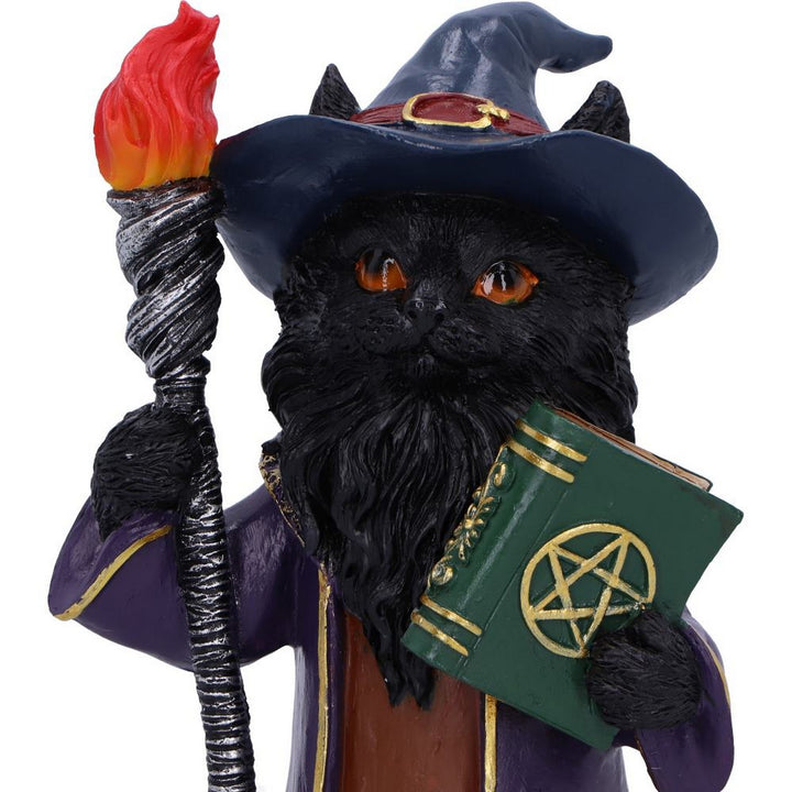 Magnus  Fantasy Wizard Cat Figurine U7006A25