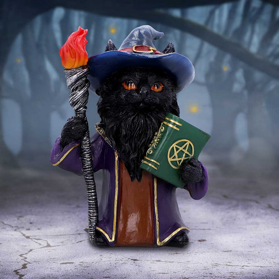 Magnus  Fantasy Wizard Cat Figurine U7006A25