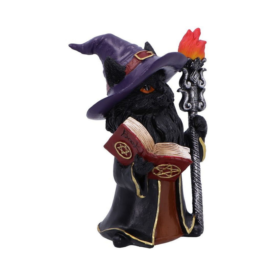 Albus  The Black Wizard Cat Figurine U7007A25