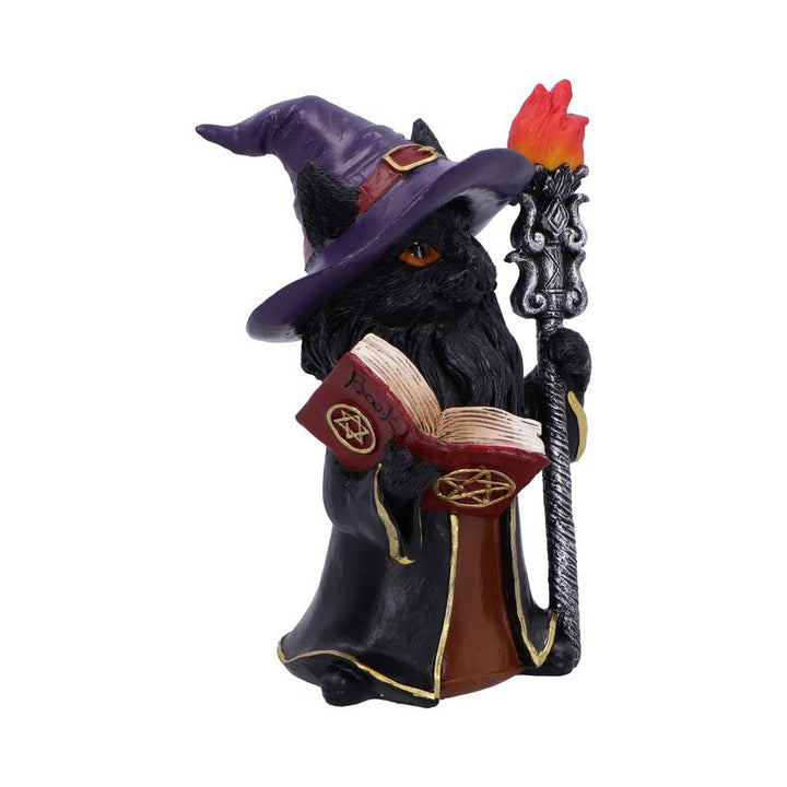 Albus  The Black Wizard Cat Figurine U7007A25