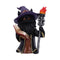 Albus  The Black Wizard Cat Figurine U7007A25