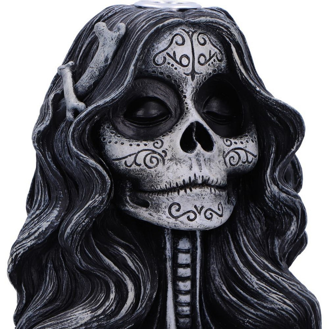 Calavera's Offering Gothic Day of the Dead Inspired Backflow Incense Burner U7008A25