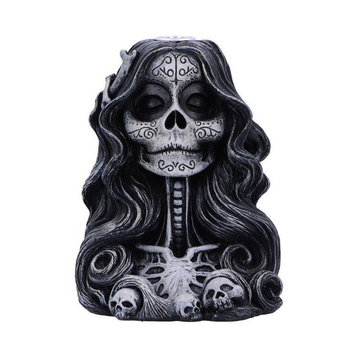 Calavera's Offering Gothic Day of the Dead Inspired Backflow Incense Burner U7008A25