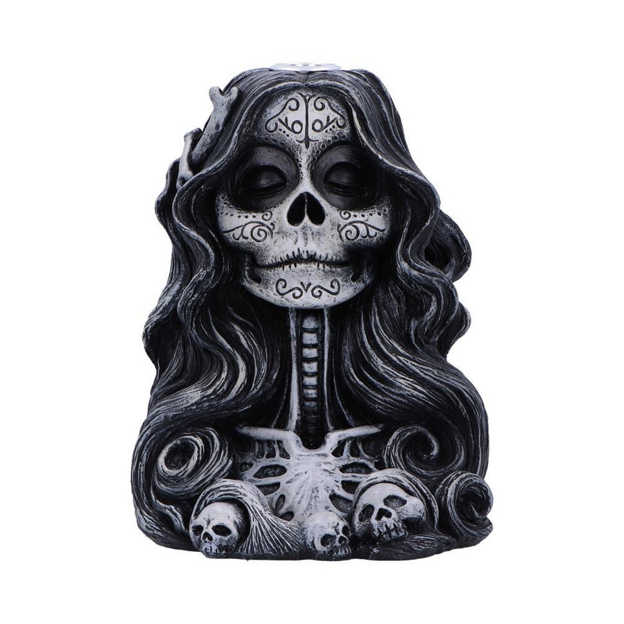 Calavera's Offering Gothic Day of the Dead Inspired Backflow Incense Burner U7008A25