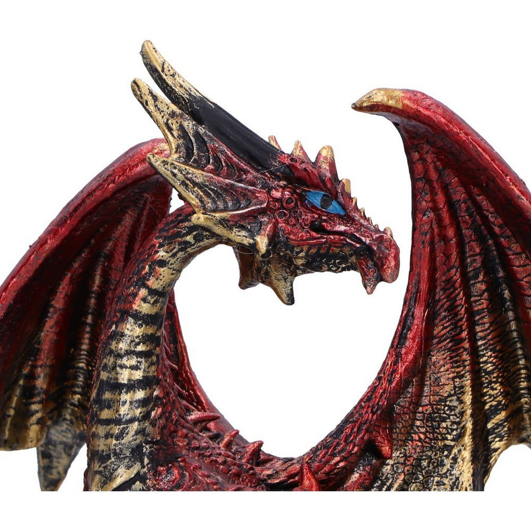 Guardians Gaze  The Fierce Flame Dragon Sentinel Figurine U7017A25