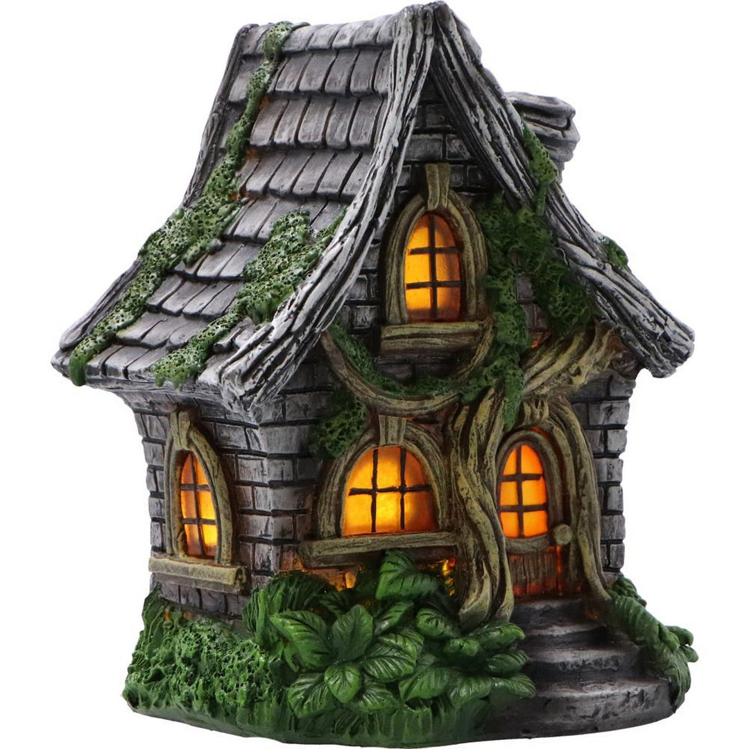 Curly Oak Manor Light Up Fairy House U7035M25