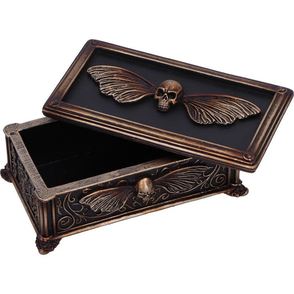 Death's Head Treasure Ornamental Box U7038M25