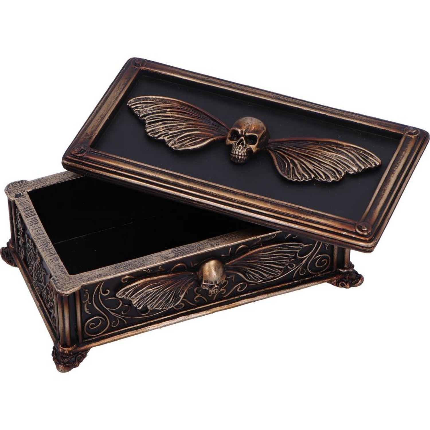 Death's Head Treasure Ornamental Box U7038M25