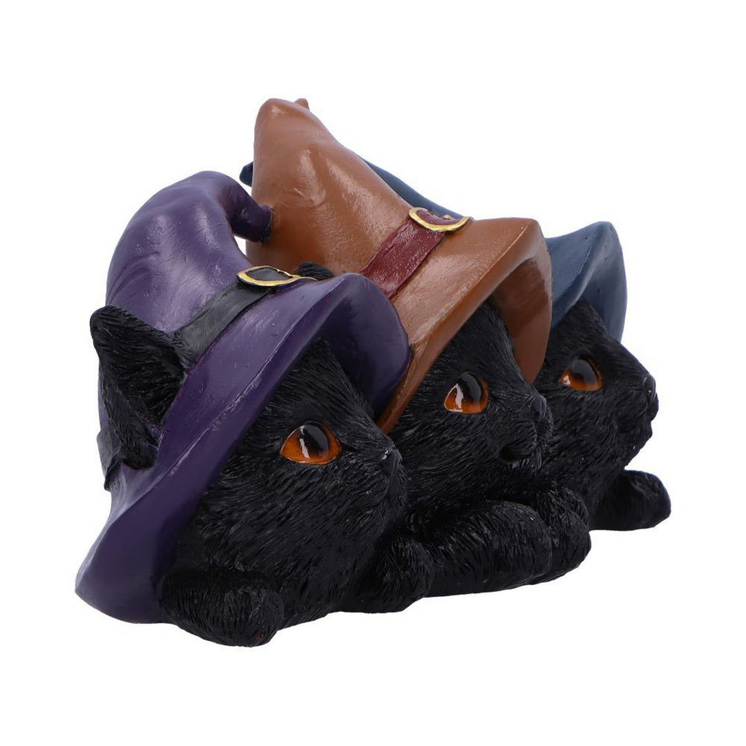 Trio of Mischief Witches Cats Figurine U7046M25