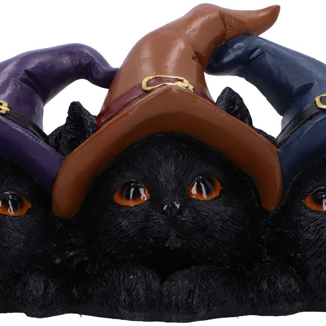Trio of Mischief Witches Cats Figurine U7046M25