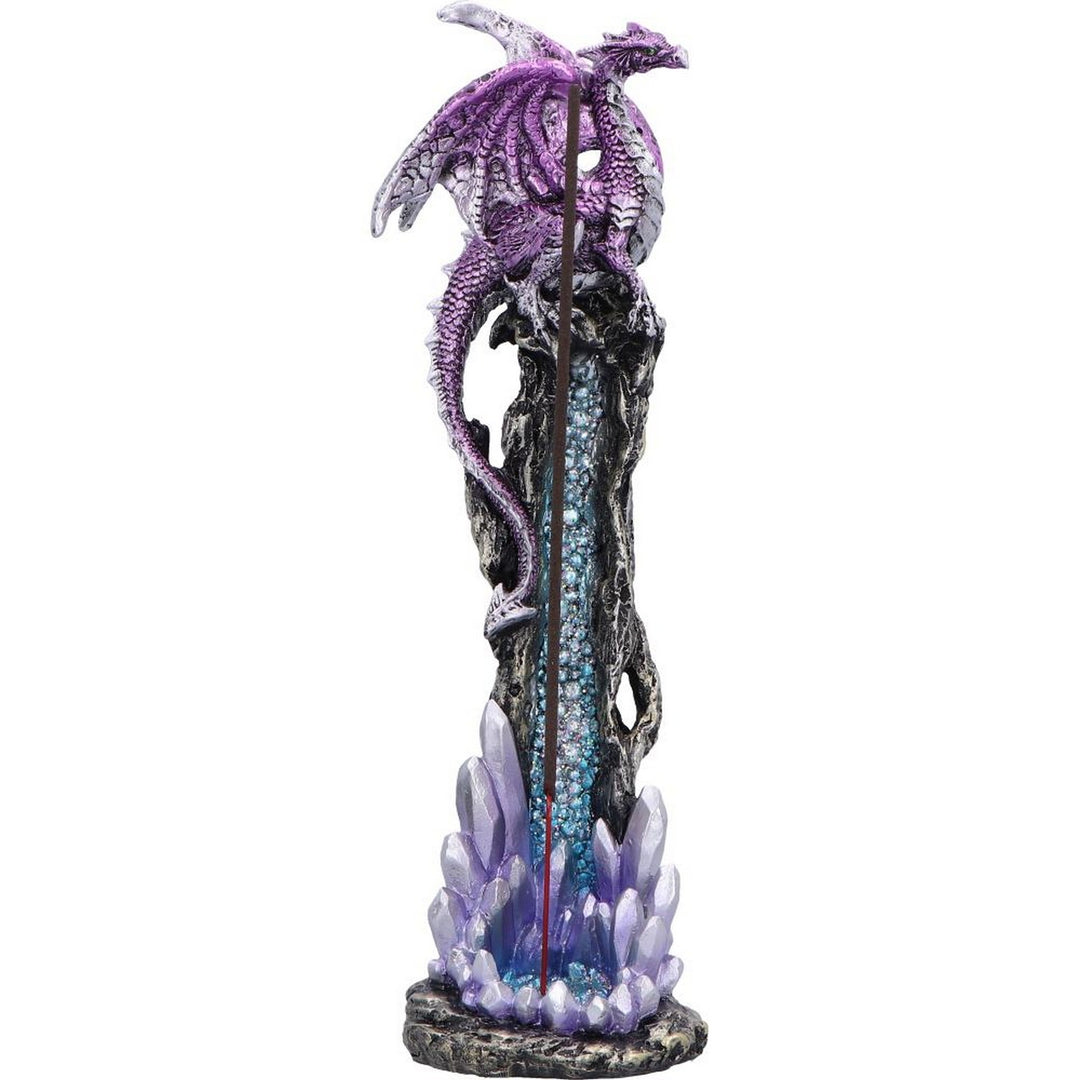 Mythic Crystal Dragon Incense Stick Holder U7050M25