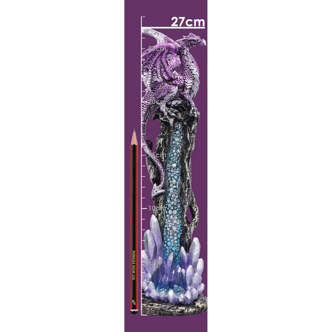 Mythic Crystal Dragon Incense Stick Holder U7050M25