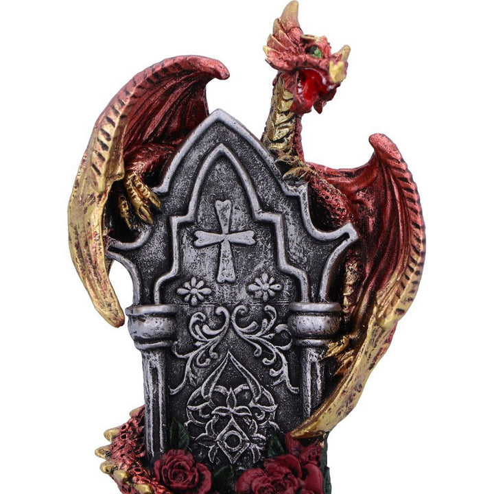 Light of the Dragon Red Ornamental Tealight Holder U7052M25