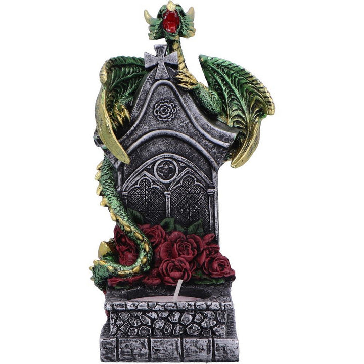 Light of the Dragon Green Ornamental Tealight Holder U7053M25