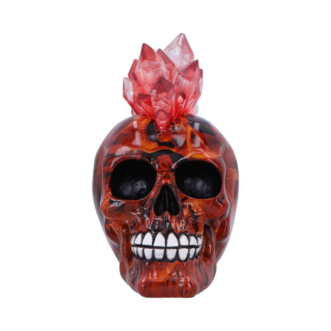 Infernal Crystal Skull with Light Up Mohawk U7055M25