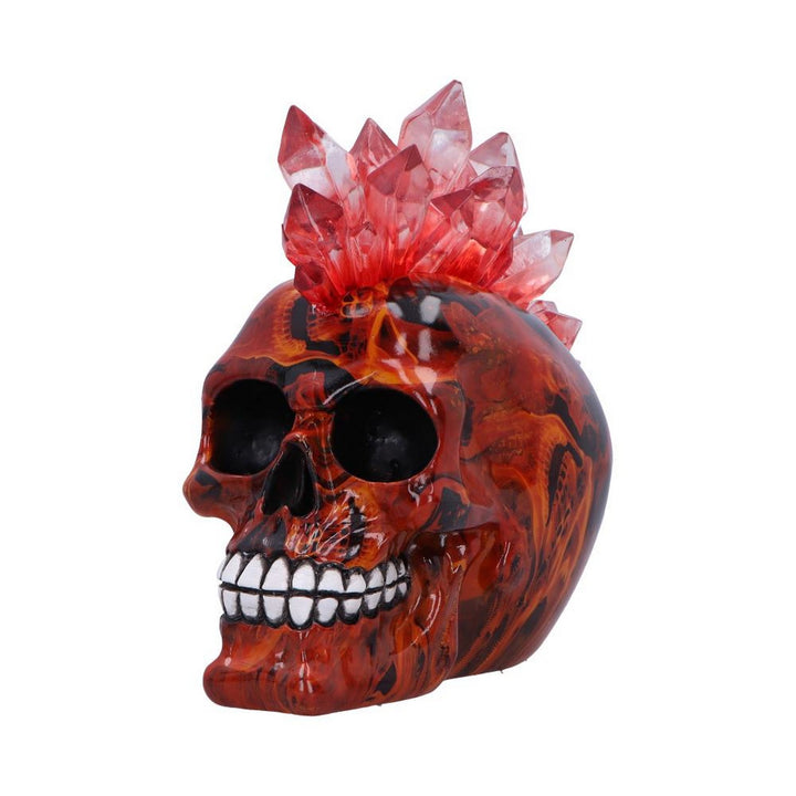 Infernal Crystal Skull with Light Up Mohawk U7055M25