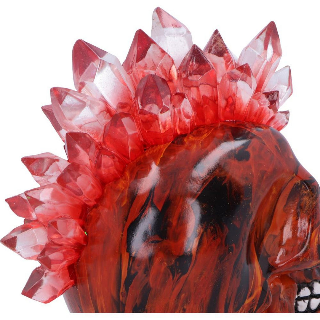 Infernal Crystal Skull with Light Up Mohawk U7055M25