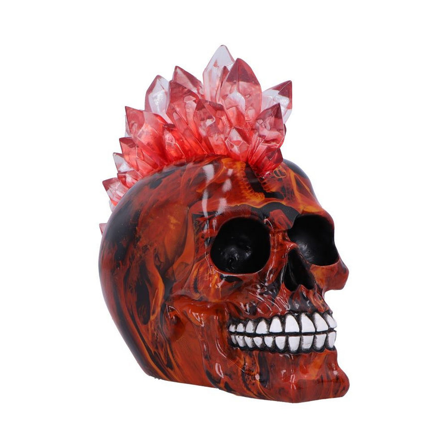 Infernal Crystal Skull with Light Up Mohawk U7055M25