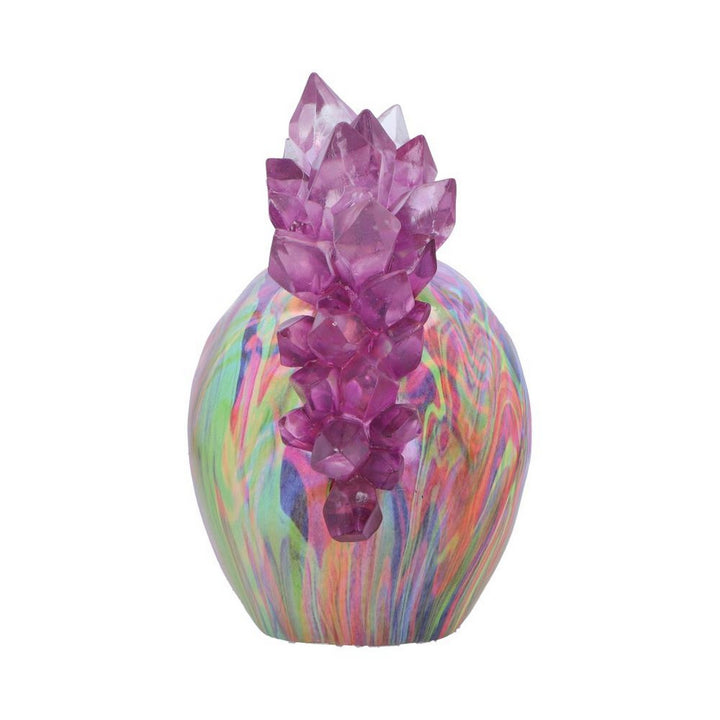 Psychedelic Crystal Skull with Light Up Mohawk U7056M25