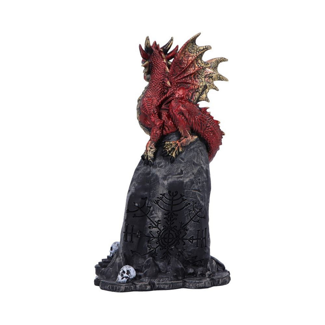 Crystal Cave Dweller Decorative Resin Dragon Figurine U7073B25