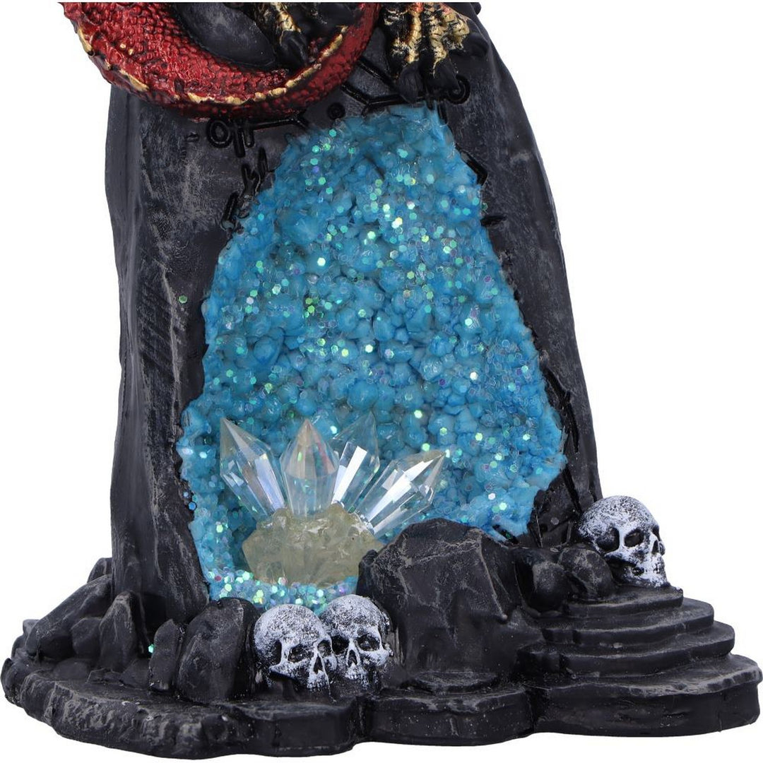 Crystal Cave Dweller Decorative Resin Dragon Figurine U7073B25