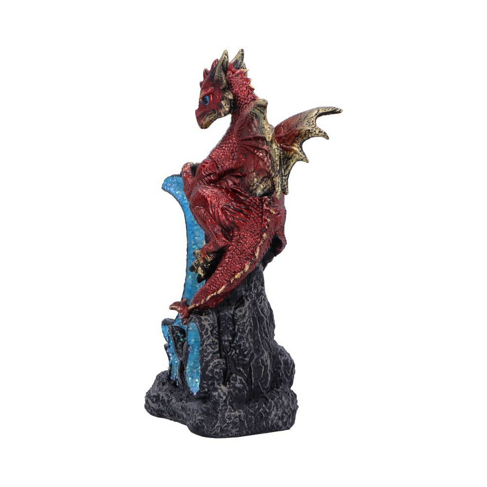 Lunar Perch Decorative Dragon Resin Figurine U7074B25