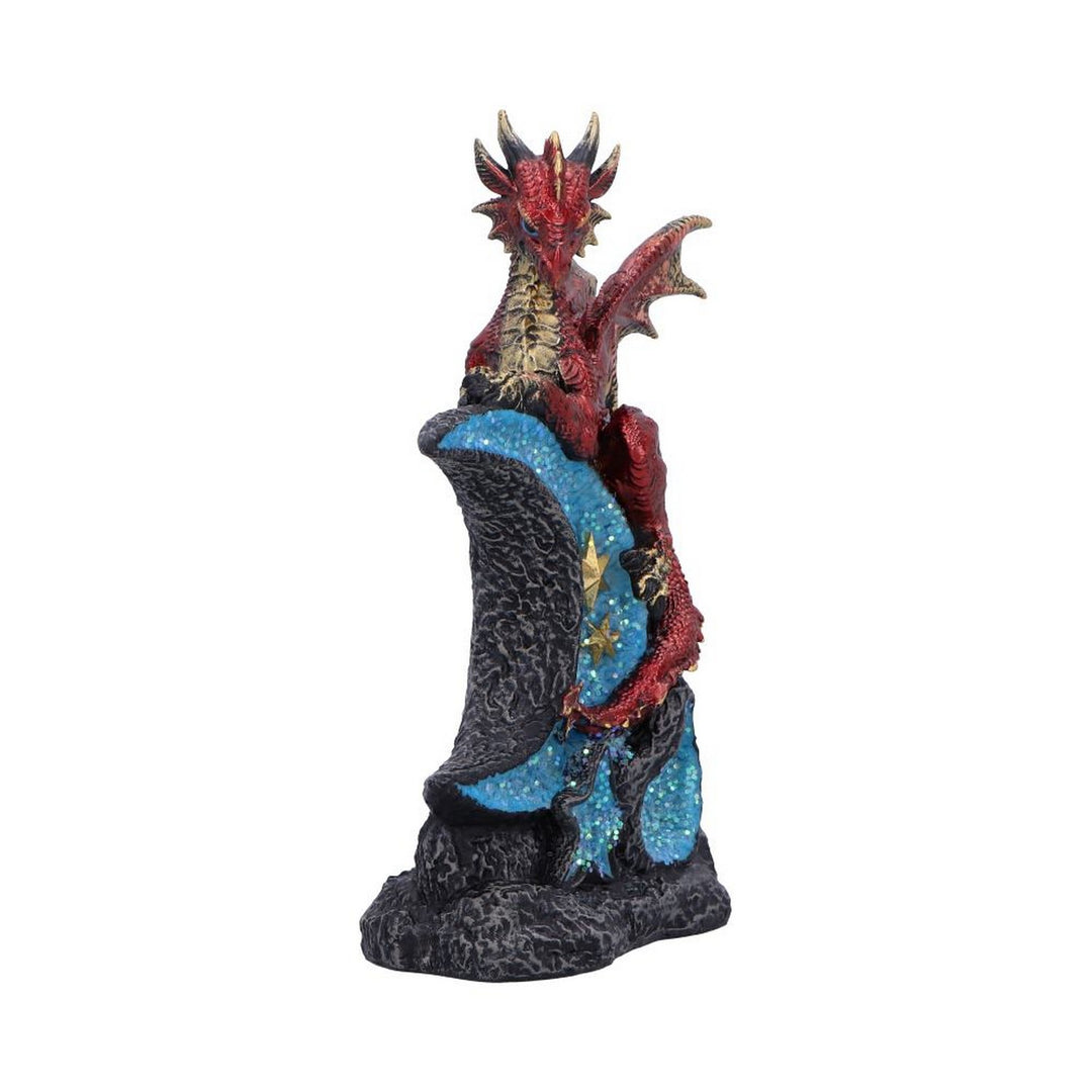 Lunar Perch Decorative Dragon Resin Figurine U7074B25