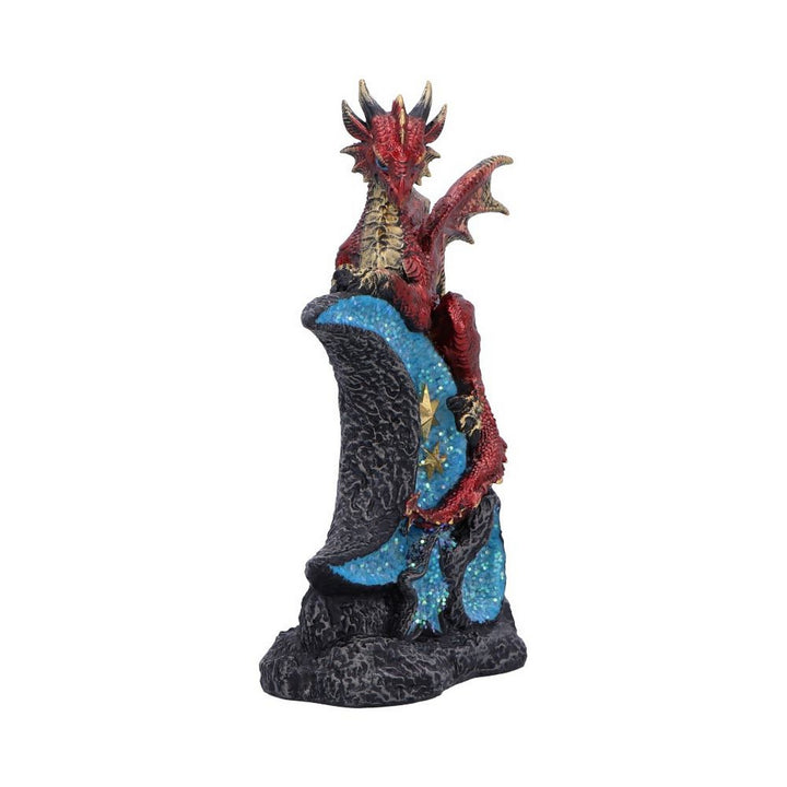 Lunar Perch Decorative Dragon Resin Figurine U7074B25