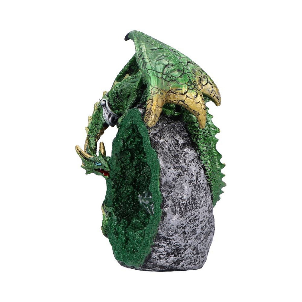 Emerald Overseer Dragon Decorative Resin Figurine U7090B25