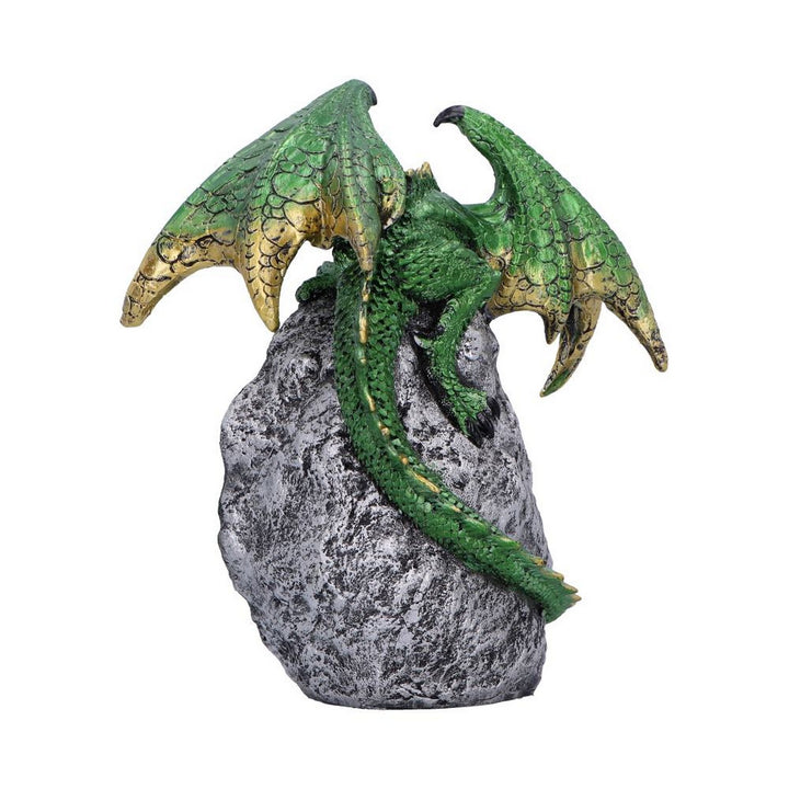 Emerald Overseer Dragon Decorative Resin Figurine U7090B25