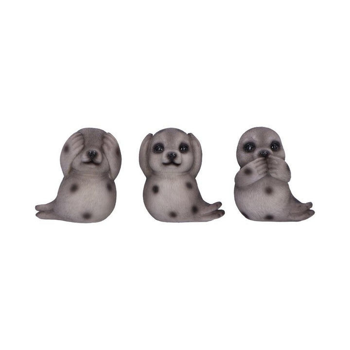 Three Wise Seals Decorative Resin Figurine Set U7108B25