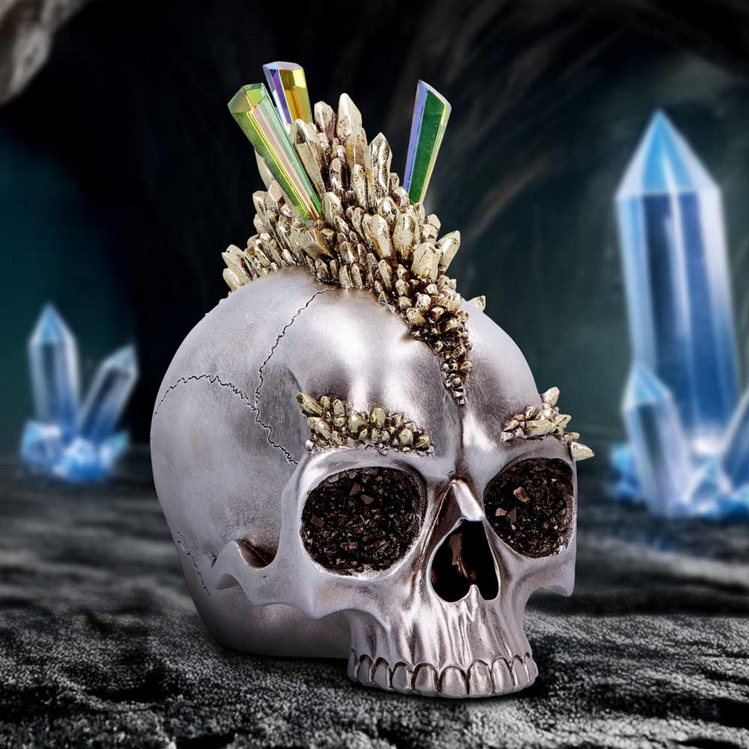 Chromatic Crystal Skull 21cm U7121C25
