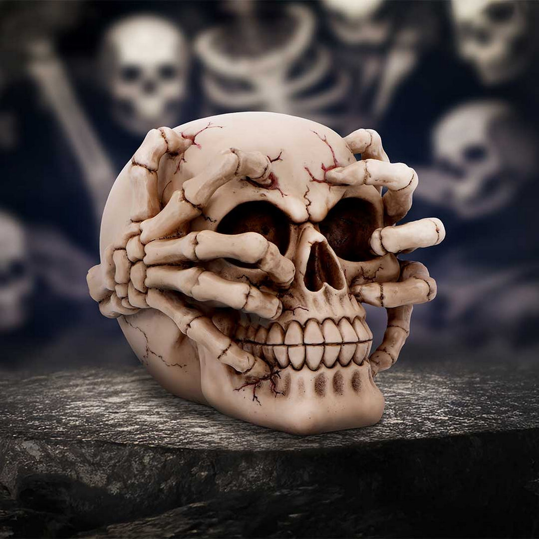 Cracked Decorative Resin Skull U7129B25