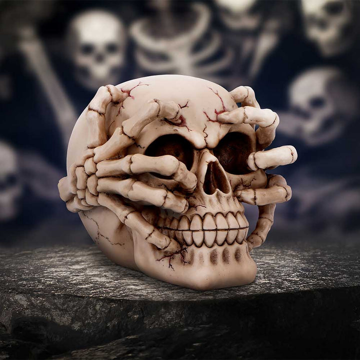 Cracked Decorative Resin Skull U7129B25