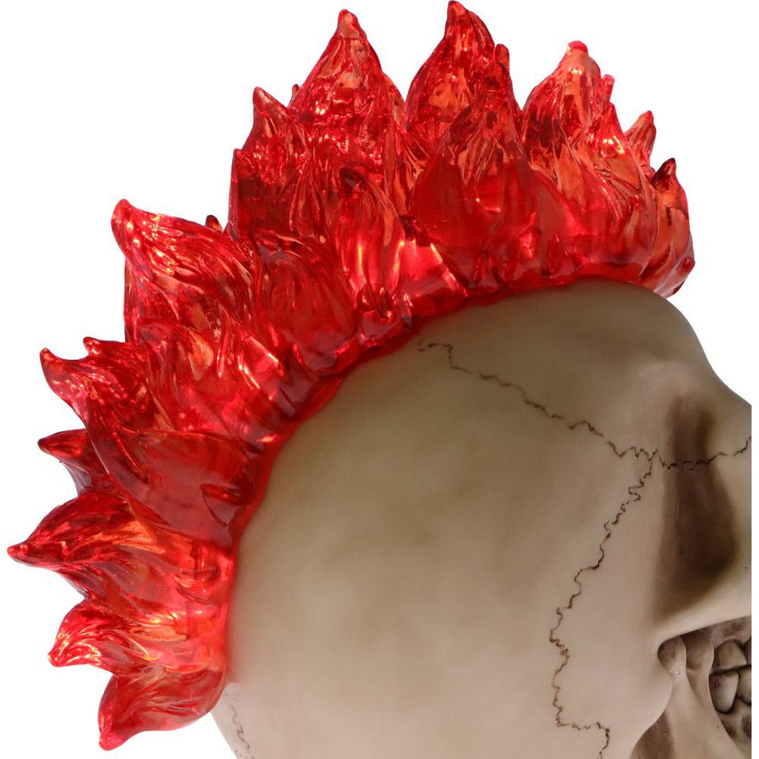 Hot-Headed Decorative Resin Skull U7131B25