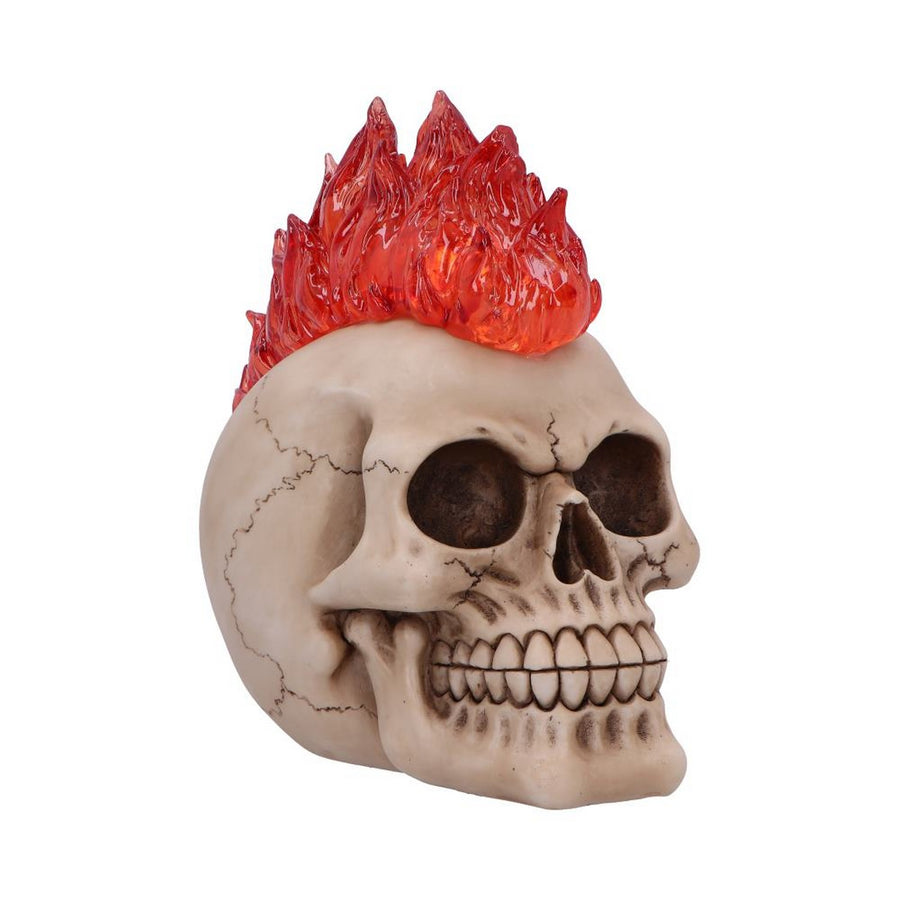 Hot-Headed Decorative Resin Skull U7131B25