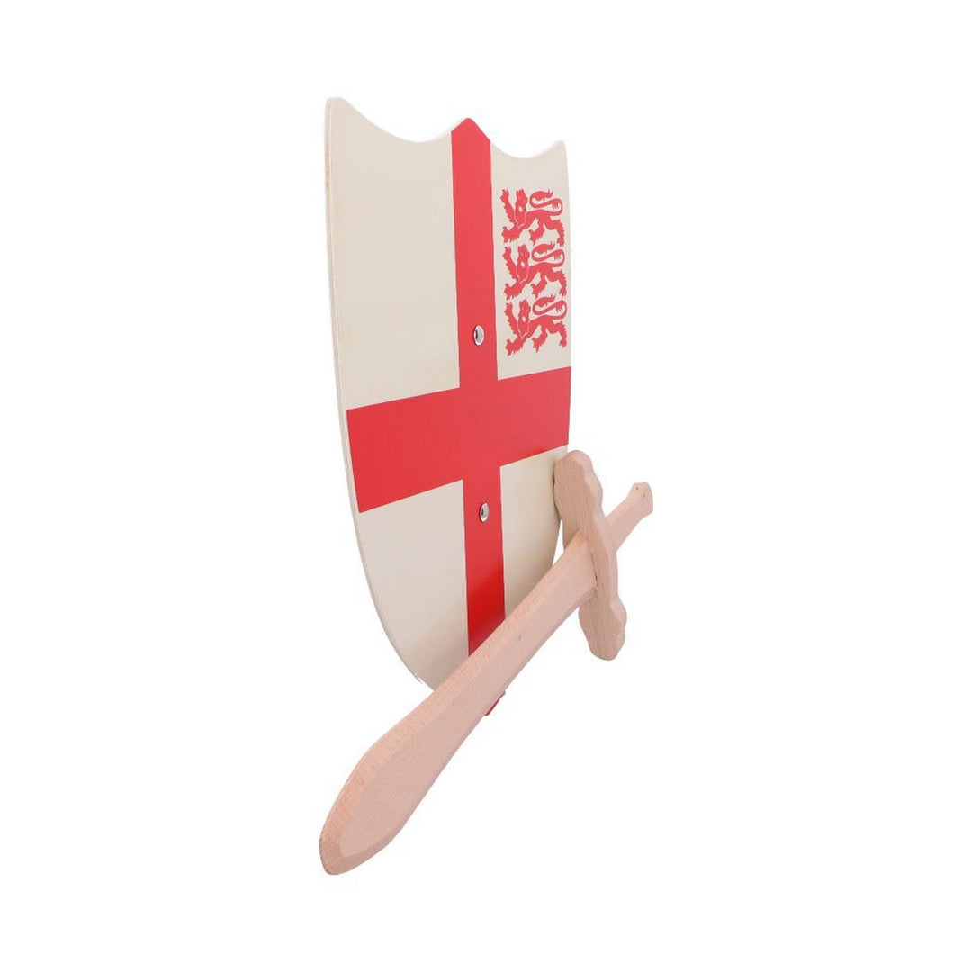 St. George Shield 35cm & Wooden Sword 34cm U7160B25
