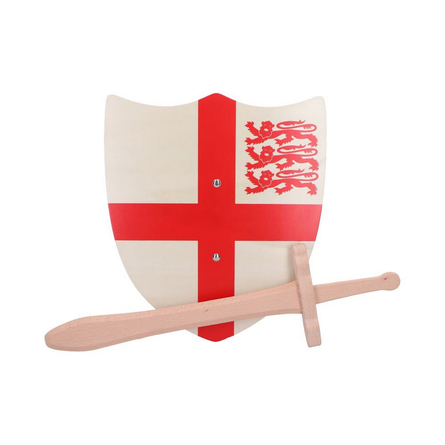 St. George Shield 35cm & Wooden Sword 34cm U7160B25