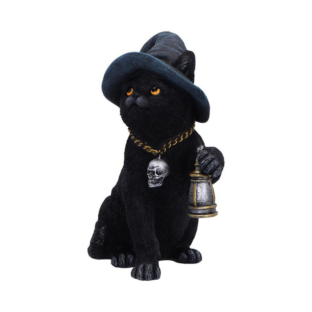Witch Cat Lantern Figurine U7227C25
